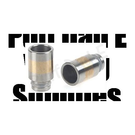 Stainless  with copper / Brass inset Wide bore drip tips
