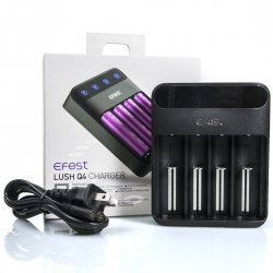 The Efest LUSH Q4 Intelligent LED Battery Charger UK Version