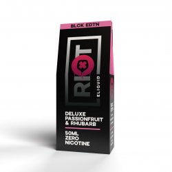 Riot Squad BLACK EDTN Deluxe Passionfruit & Rhubarb 50ml 0mg