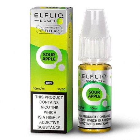 ElfLiq Nic Salts - Sour Apple - 10ml