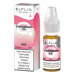 ElfLiq Nic Salts - Strawberry Ice - 10ml