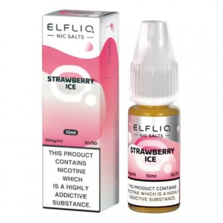 ElfLiq Nic Salts - Strawberry Ice - 10ml