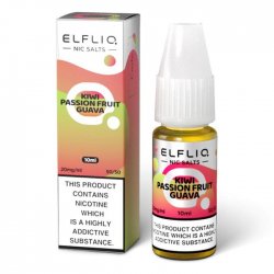 ELFLIQ Kiwi Passion Fruit Guava Nic Salts - 10ml