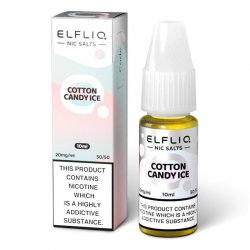 ELFLIQ Cotton Candy Ice Nic Salts - 10ml