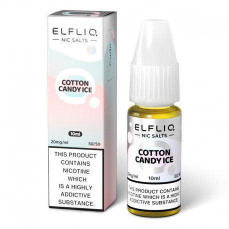 ELFLIQ Cotton Candy Ice Nic Salts - 10ml
