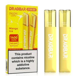 ZoVoo Drag Bar Mango Ice Disposable Twin Pack