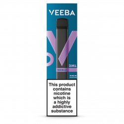 Veeba Disposable Vape 20mg IndiBlue Blueberry pomegranate Cream